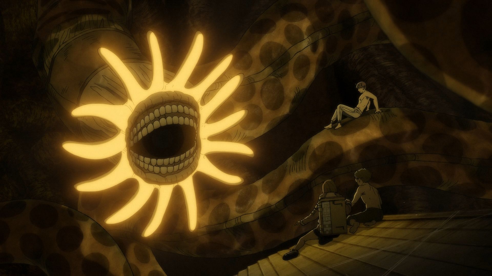 The fight against the deathworm will continue in Dandadan season 2 episode 2 (Image via Science SARU)